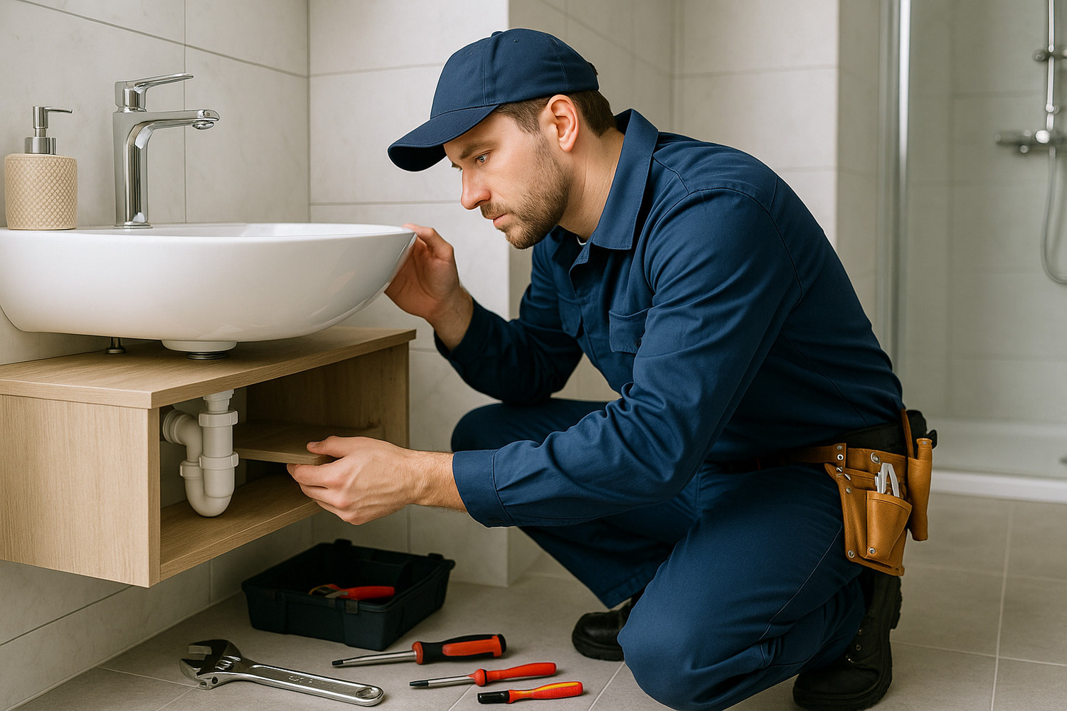 Douche italienne – rénovation plomberie Montpellier